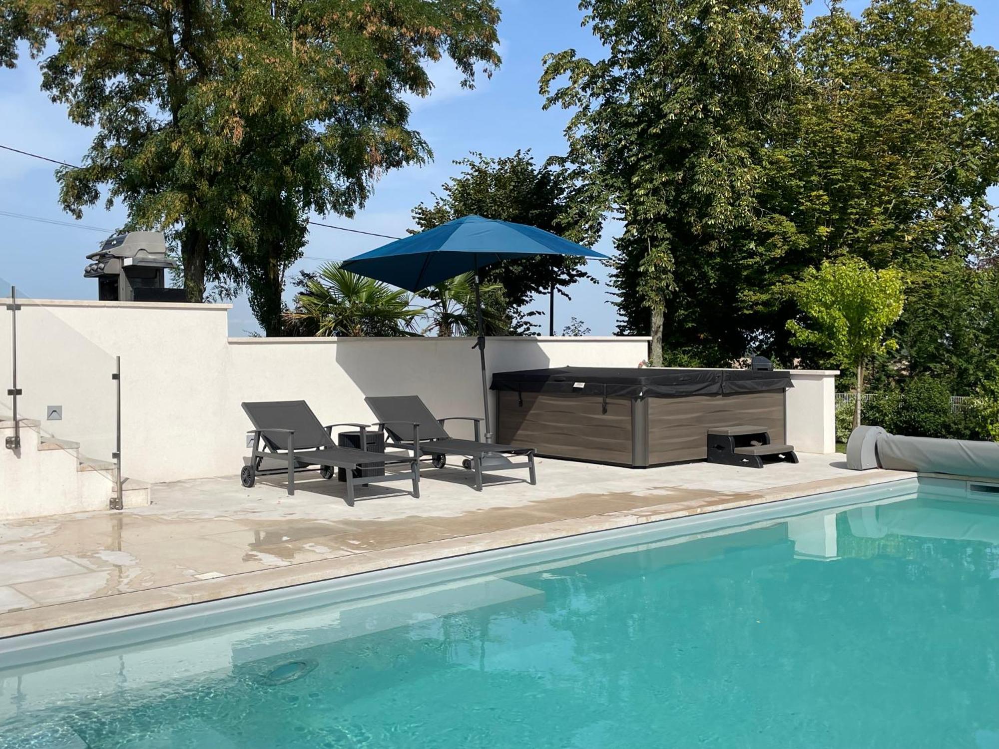 Best View, Pool And Spa On The Champagne Vineyard Saint-Thierry المظهر الخارجي الصورة
